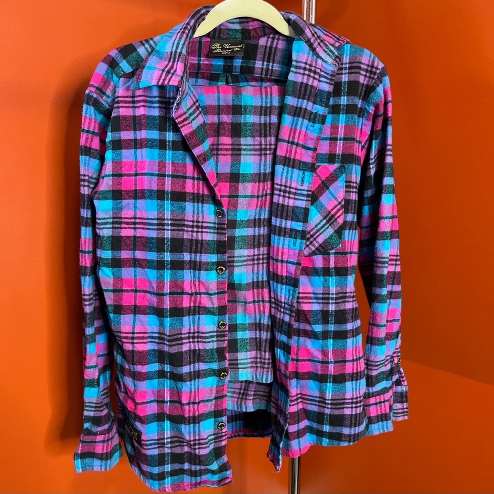 EUC The Vermont Flannel Company Plaid Pajama Set! Made in the USA, 100% cotton.